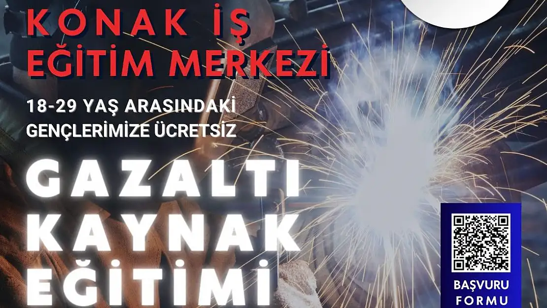 Konaklı gençlere gazaltı kaynak eğitimi