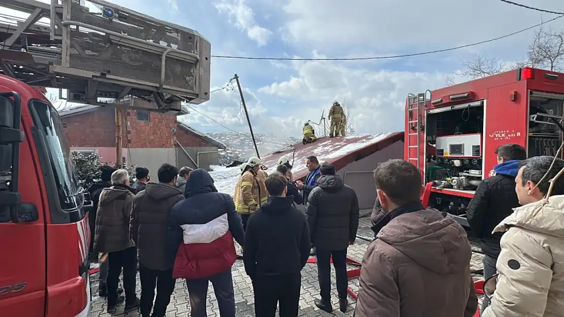 Korku dolu dakikalar: Müstakil evde yangın çıktı