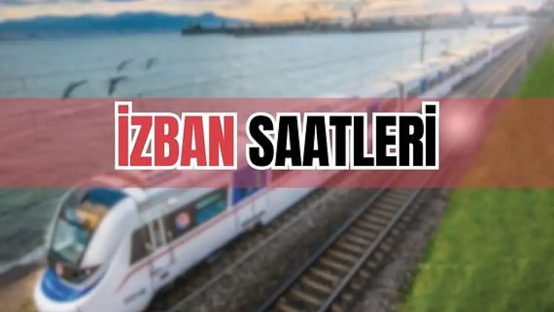 Koşu İZBAN hareket saatleri