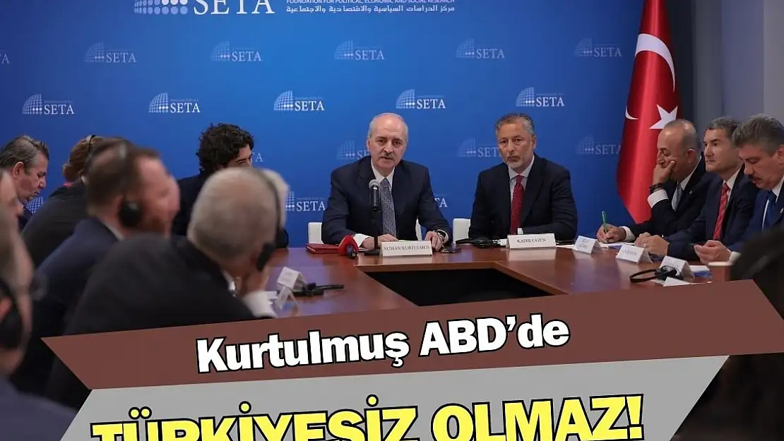 Kurtulmuş, ABD'de düşünce kuruluşlarının temsilcileriyle bir araya geldi