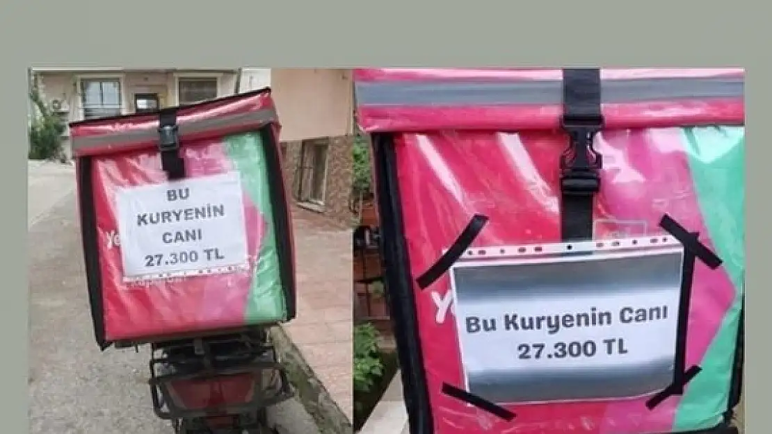 Kuryelerden üzen protesto!