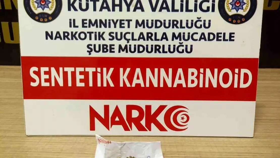 Kütahya'da Çarşı ve Mahalle Bekçileri 1,76 gram bonzai ele geçirdi