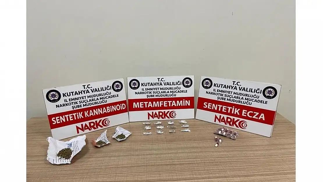 Kütahya'da polis uyuşturucu satıcısı 1 kadını tutuklandı