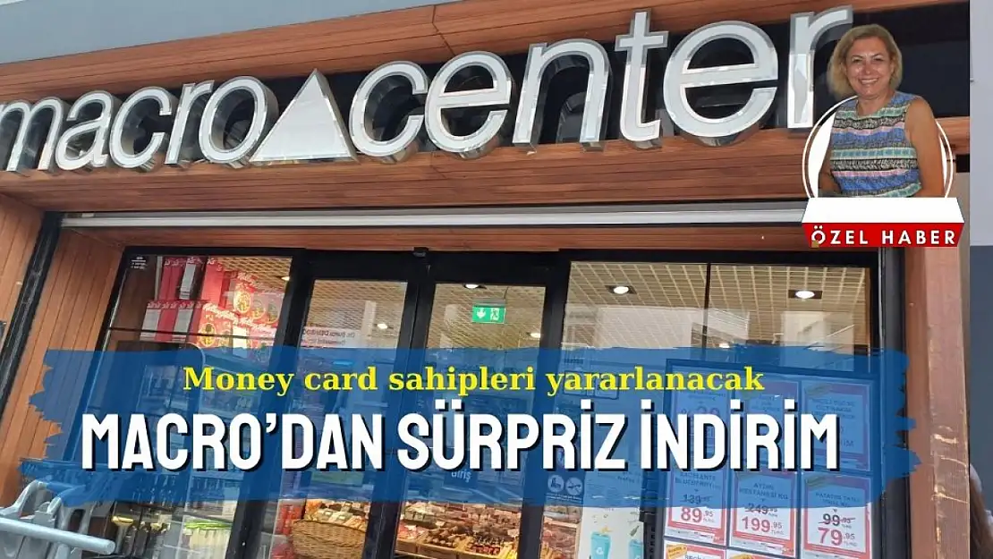 Macro Center'da money card indirimi