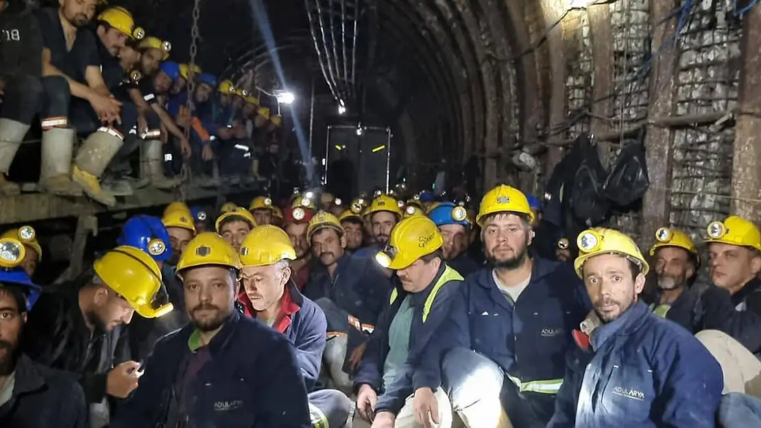 Maden işçilerinin açlık grevi 48 saati geçti