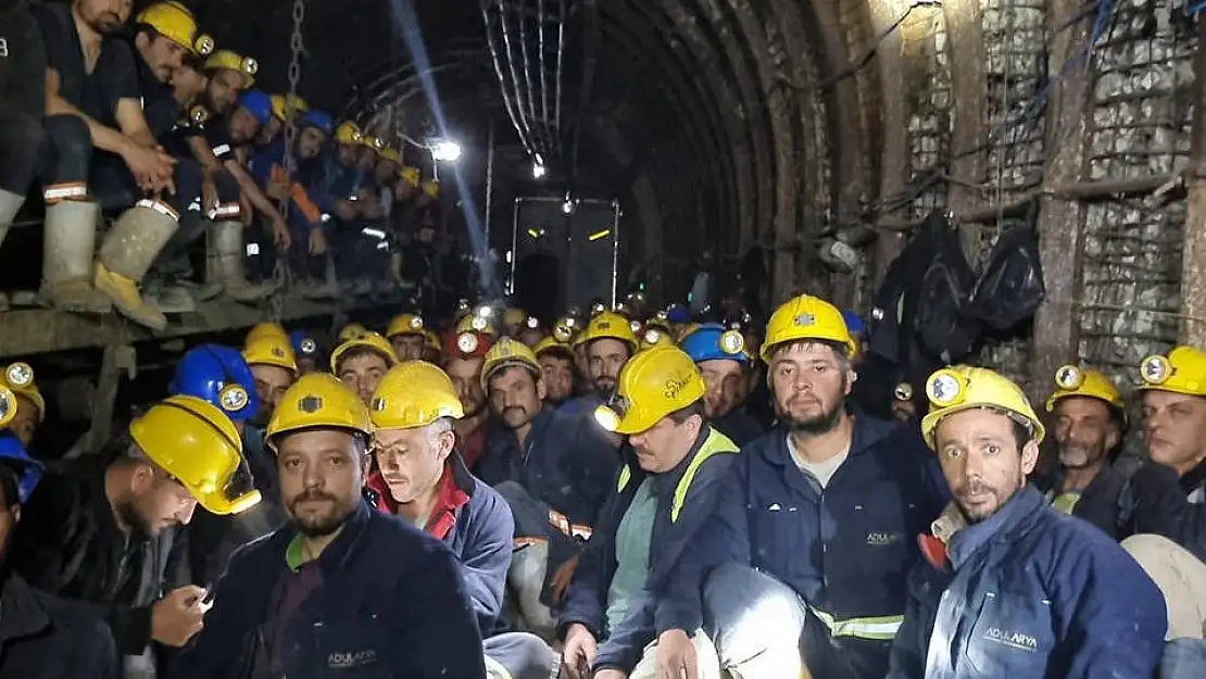 Madenciler hakları için açlık grevinde!