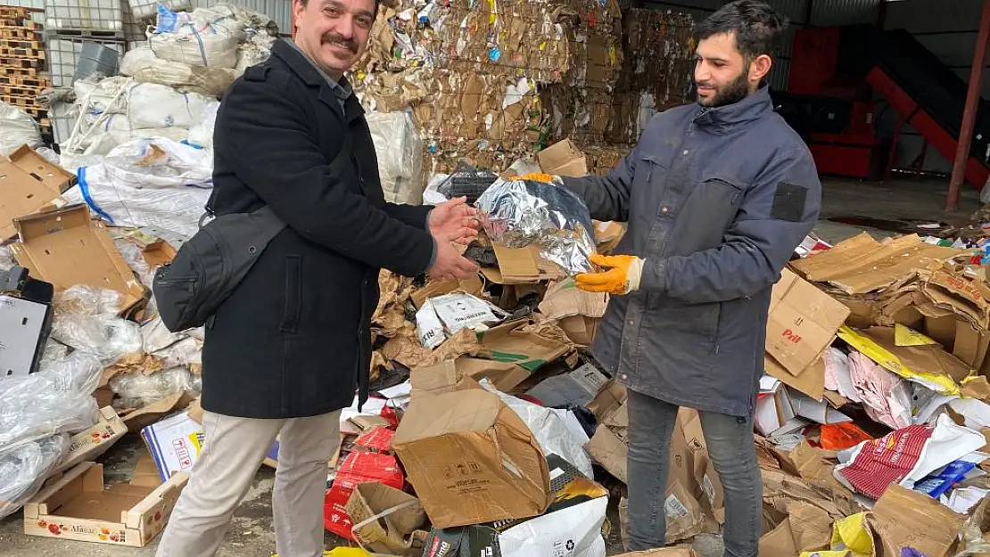 Makine parçaları kaşla göz  arasında geri dönüşüme gitti