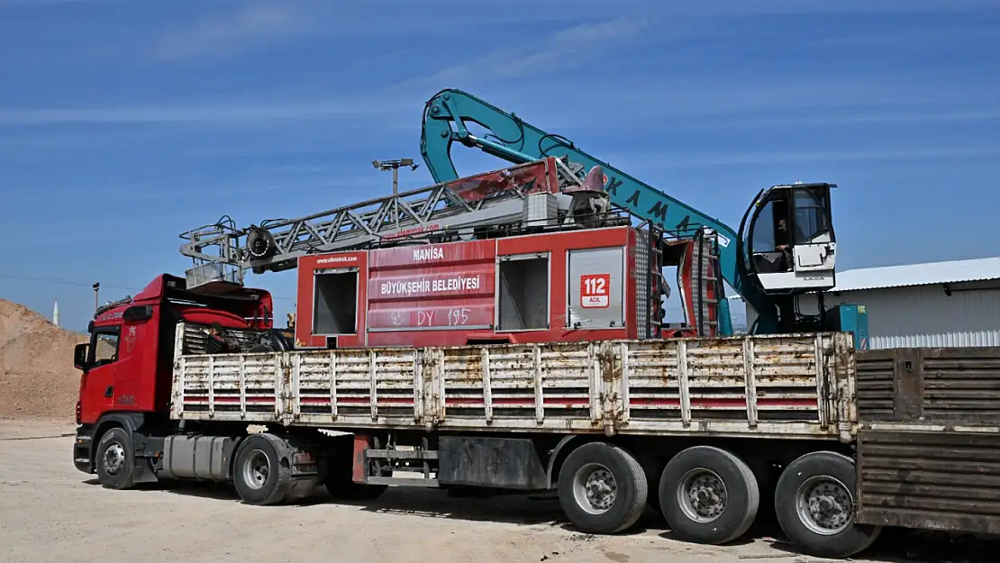 Manisa'da 350 tonluk hurda operasyonu!