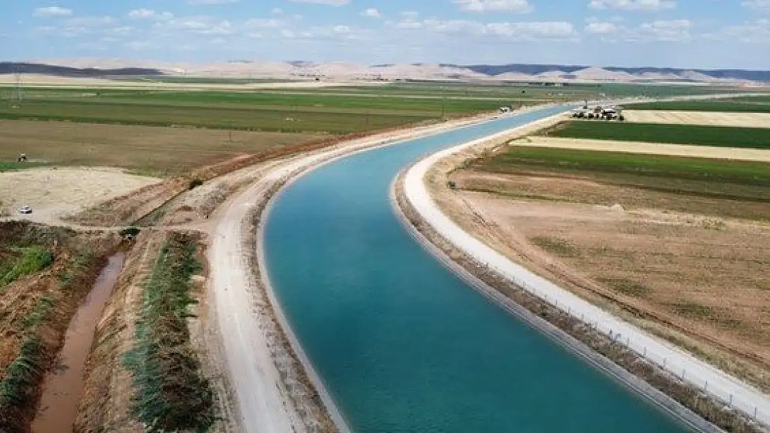 Mardin-Ceylanpınar Ana Kanalı Projesinde sona yaklaşıldı