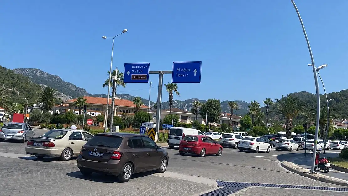 Marmaris’e gelen tatilcilerin dönüş yolculuğu başladı