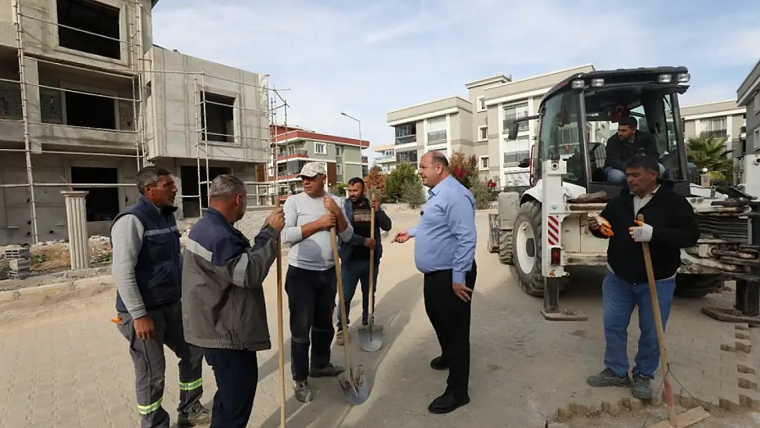 Menderes'te saha çalışmaları hız kazanıyor 