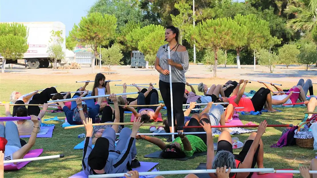 Menderes'te Pilates Kurslarına yoğun ilgi