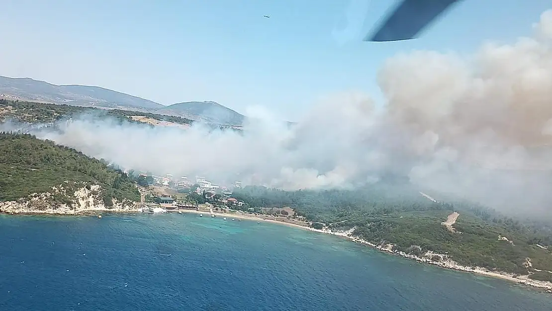 Menderes’teki orman yangını kontrol altında