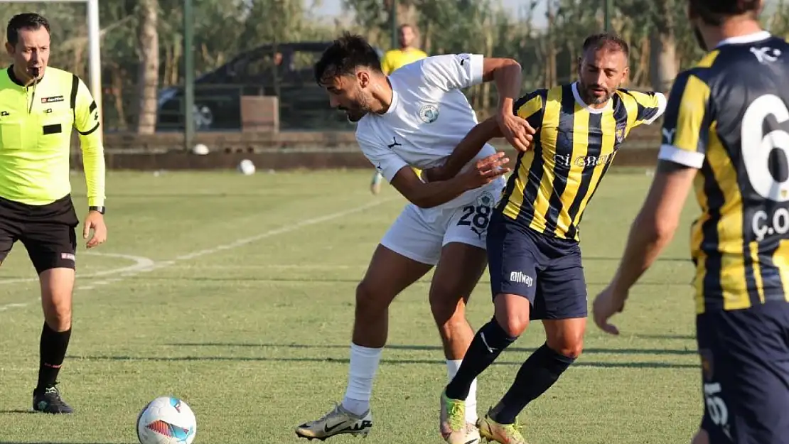 Menemen FK'den hazırlık maçında galibiyet 