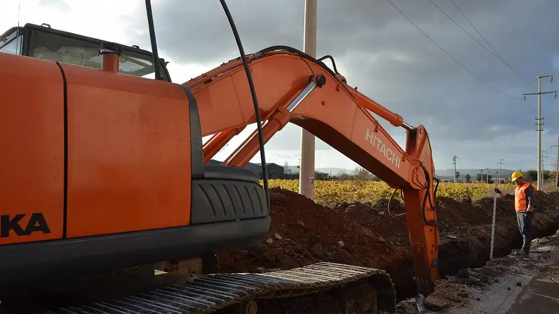 Menemen'de altyapı yatırımları devam ediyor