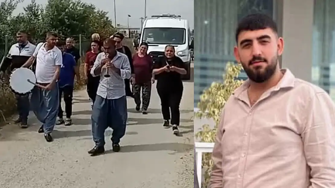 Mersin'de kazada ölen genç, davul zurna eşliğinde toprağa verildi