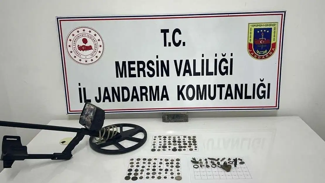 Mersin’de Roma dönemine ait 108 adet sikke ele geçirildi!