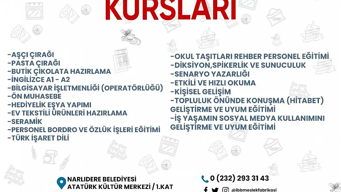 Meslek fabrikası Narlıdere'de kapılarını açıyor