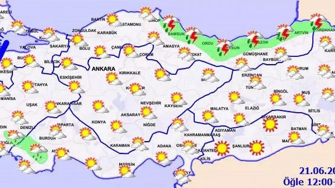 Meteoroloji’den iki kente sarı kodlu uyarı