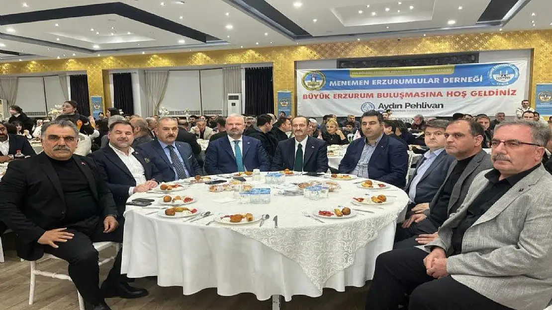 MHP’li Osmanağaoğlu Menemen’de Erzurumlularla buluştu