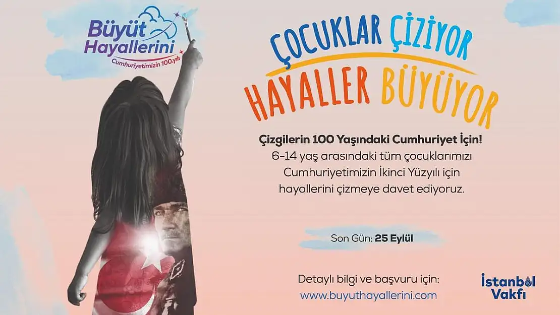 Minikler Cumhuriyet için resim çiziyor