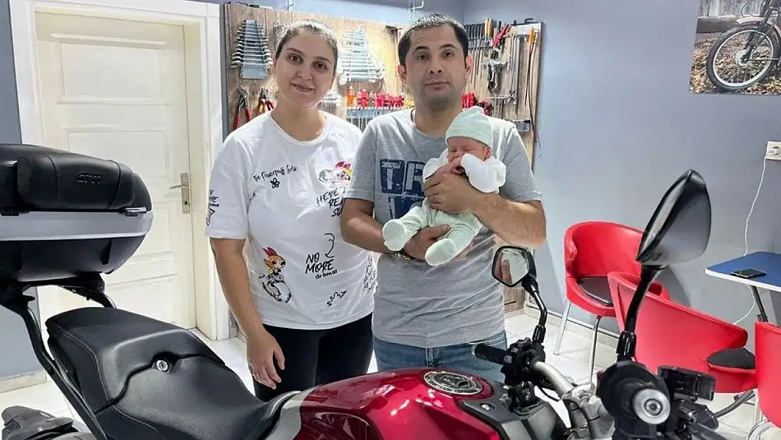 Motosiklet tamircisi babadan bebeğine ilginç isim