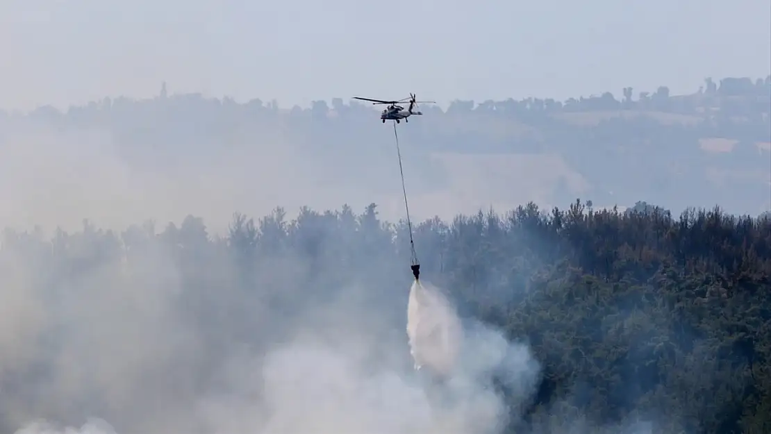 MSB'den yangınlara 15 helikopterle müdahale