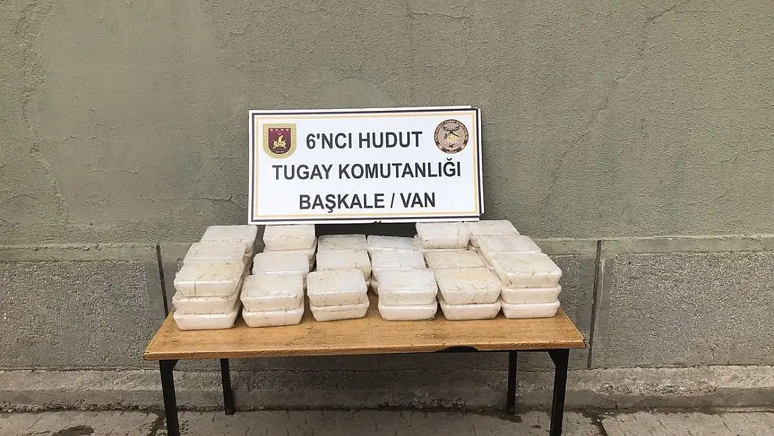 MSB: 'Van hudut hattında 48 kilo 234 gram uyuşturucu madde ele geçirildi'