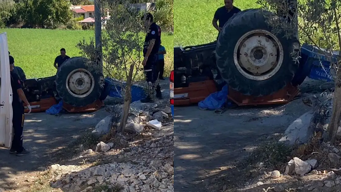 Muğla'da feci ölüm: Traktör devrildi!