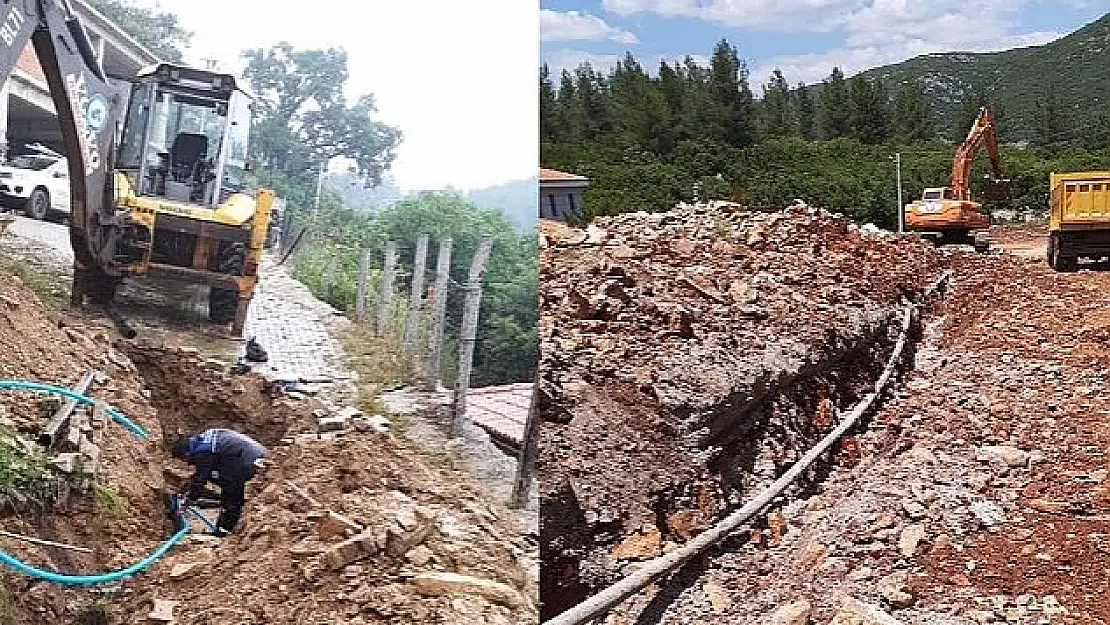 Muğla’da MUSKİ ekipleri kırsalda çalışmalarını sürüdürüyor