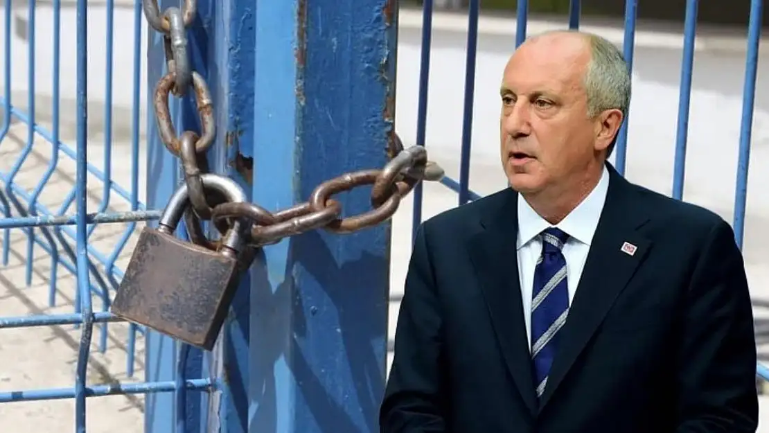 Muharrem İnce, genel merkez binasına kilit vurdu