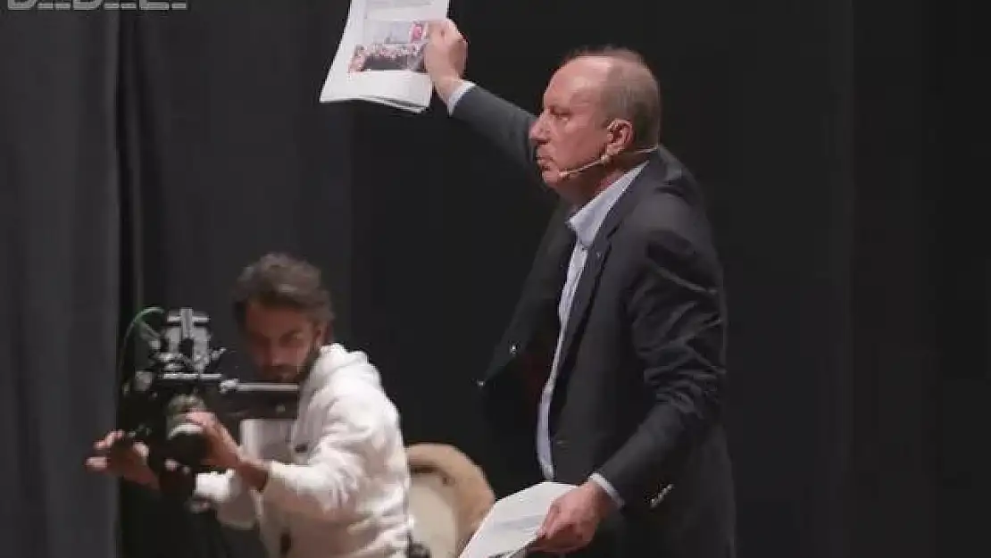 Muharrem İnce'nin agresifliği gündem oldu!