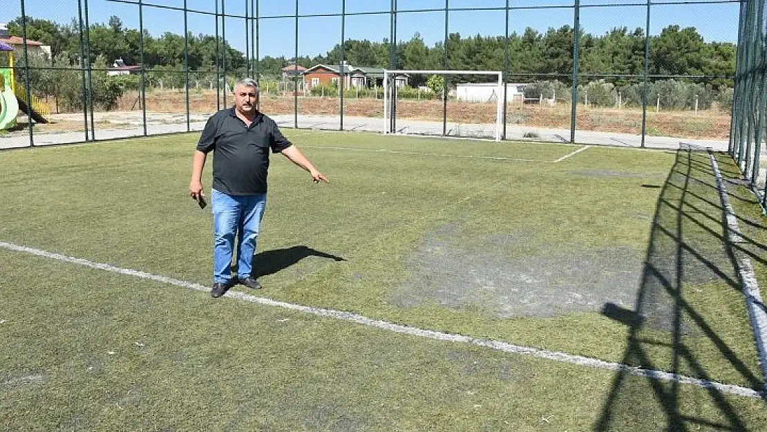 Muhtar gençlerin isteğini iletti Torbalı Belediyesi yerine getirdi