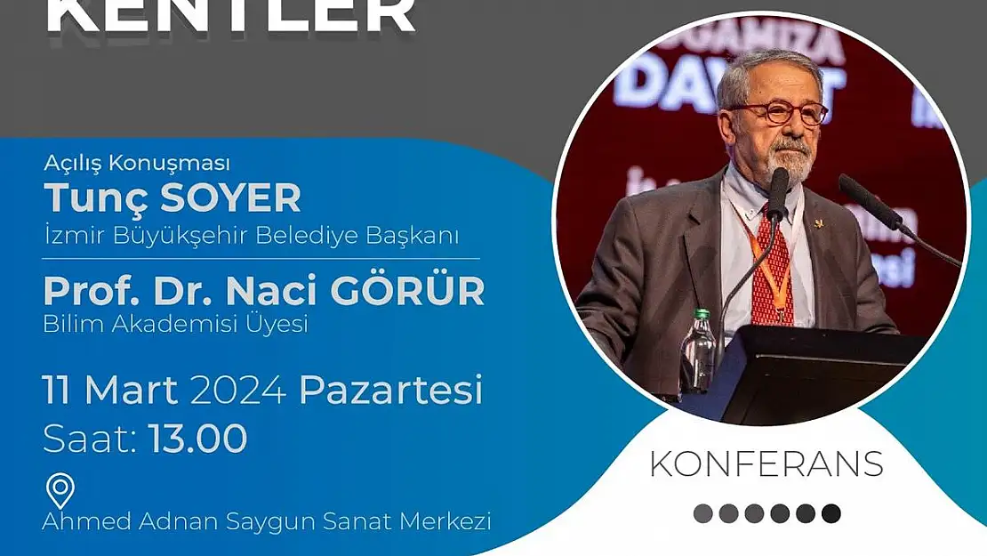 Naci Görür, İzmir’e ‘dirençli kentleri’ anlatacak