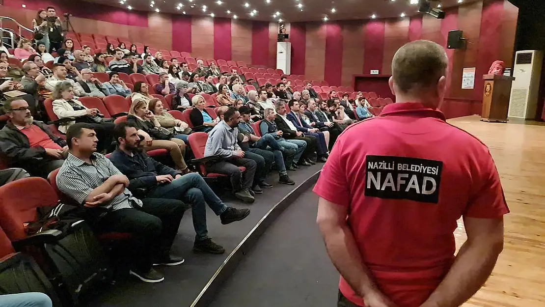 NAFAD ekipleri Nazillililer’i doğal afetlere hazırladı