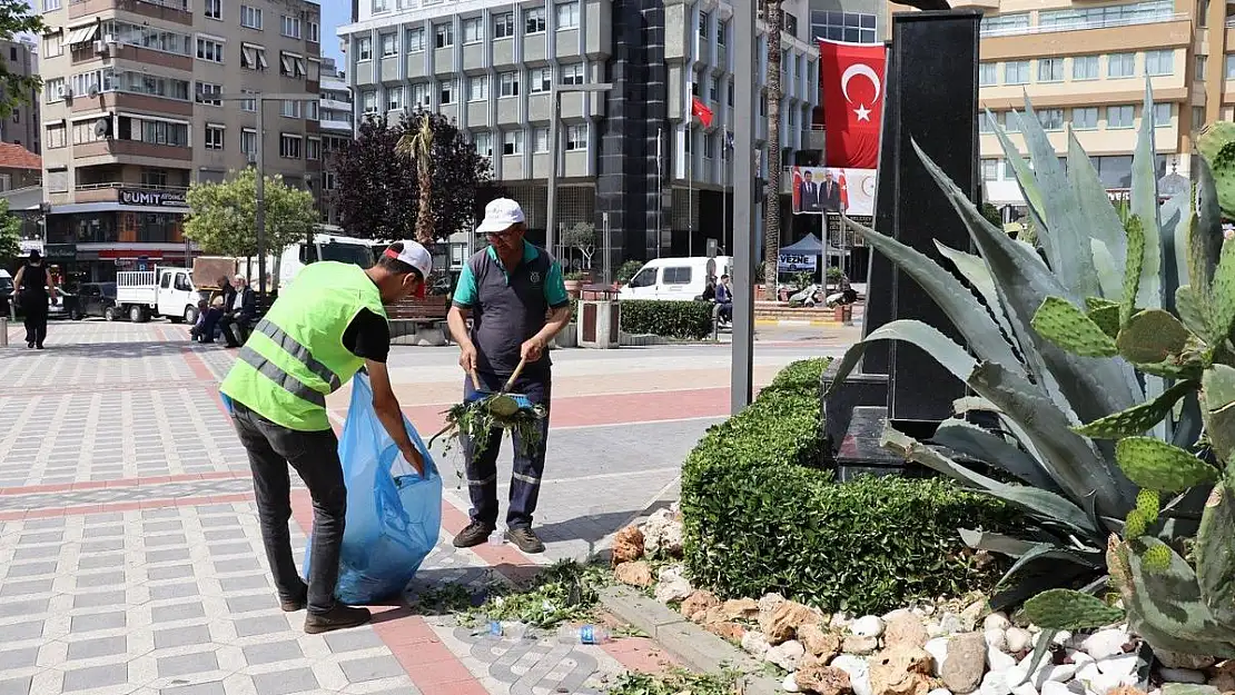 Nazilli’de temizlik çalışmaları yapılıyor