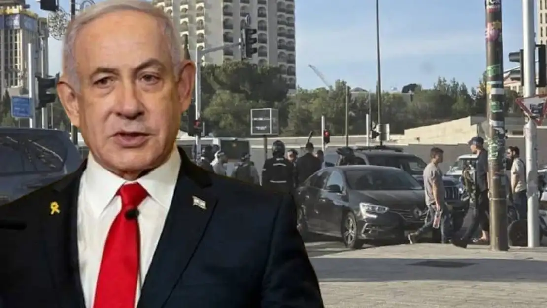 Netanyahu'nun konvoyu kazaya karıştı