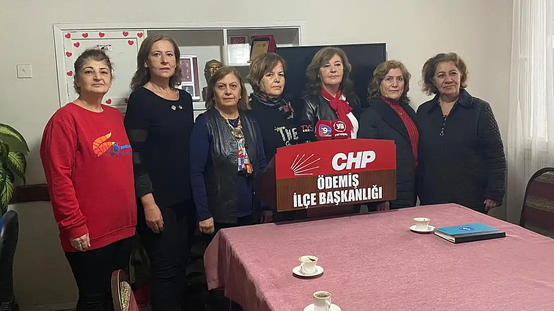 Ödemiş CHP Kadın Kolları’ndan Basın Açıklaması