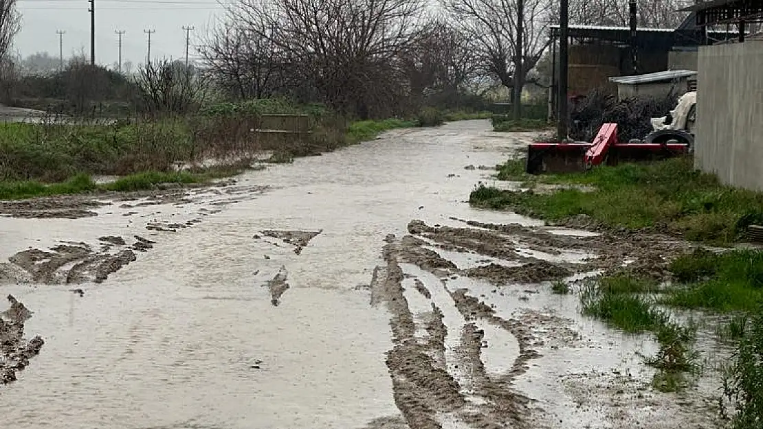 Ödemiş Kurucuova’da dereler taştı!