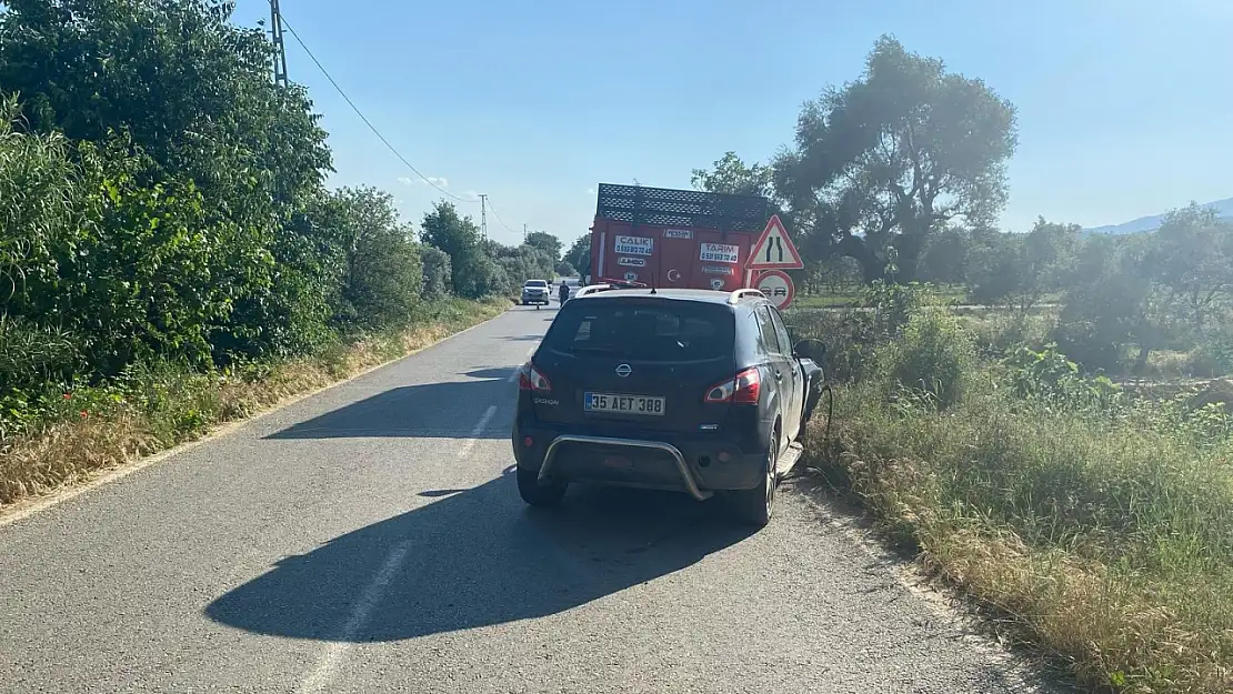 Ödemiş'te zincirleme kaza! Yaralılar var