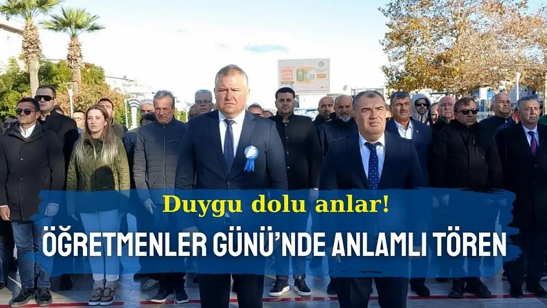 Öğretmenler Günü Urla'da coşkuyla kutlandı