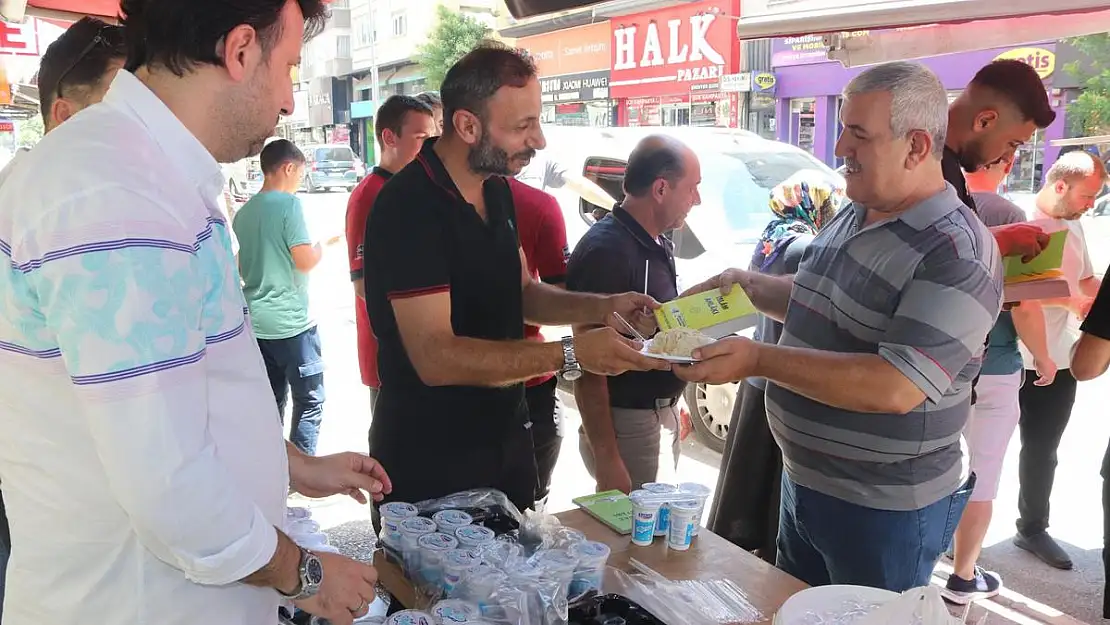 Öldürülen esnaf için pilav hayrı