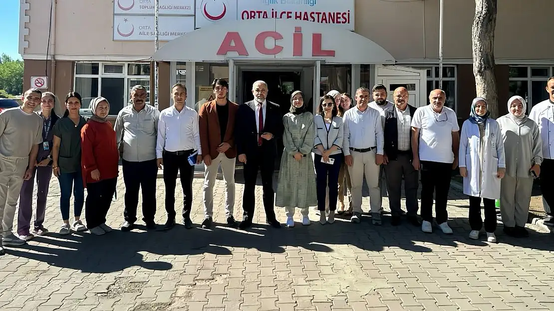 Orta İlçe Devlet Hastanesi’nde çalışmalar hızla ilerliyor