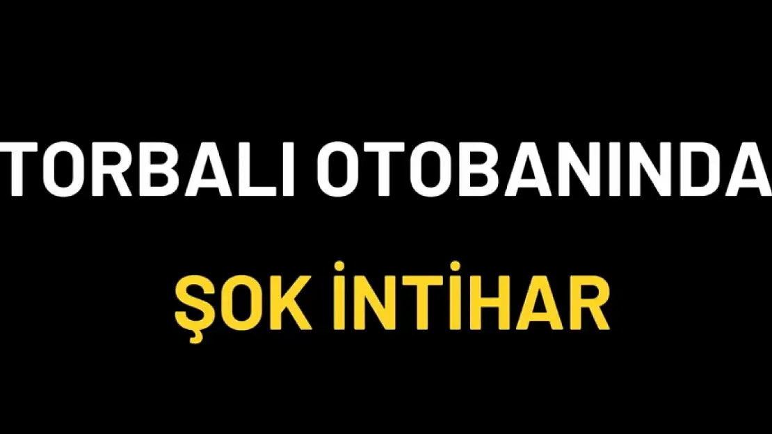 Otobanda intihar etti