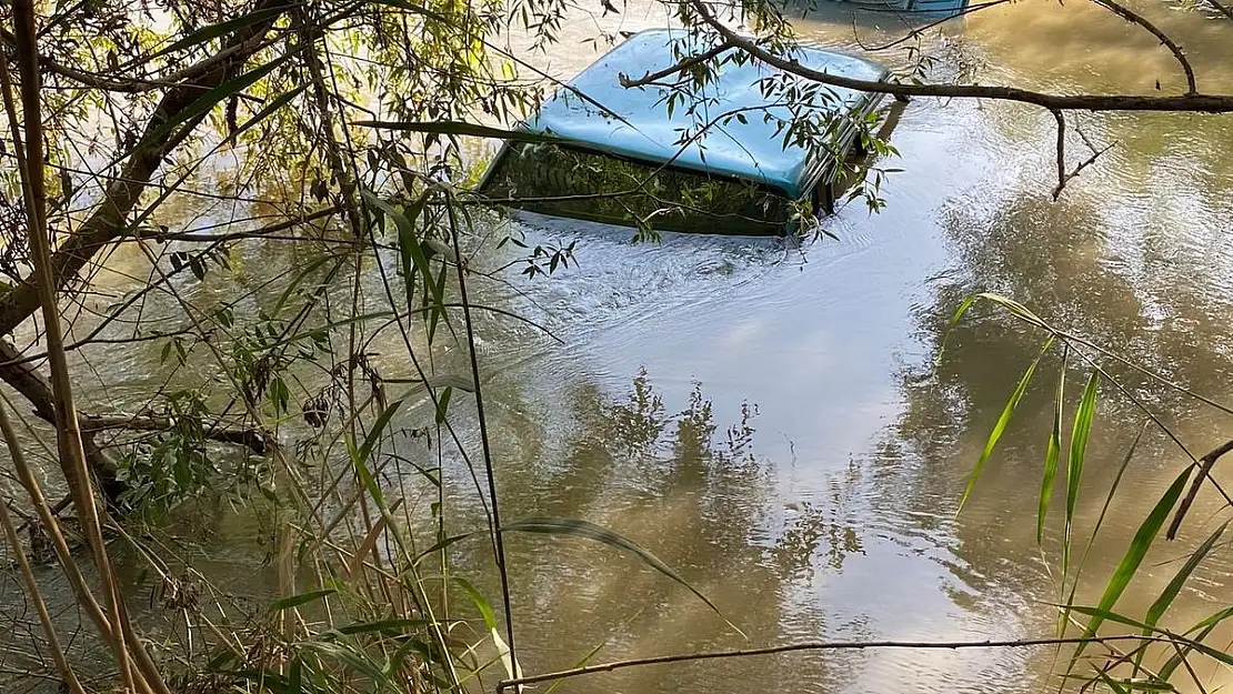 Otomobil nehre düştü