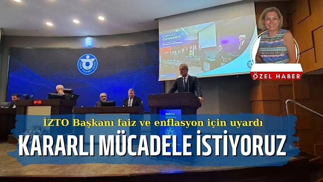 Özgener faiz indirimi için uyardı