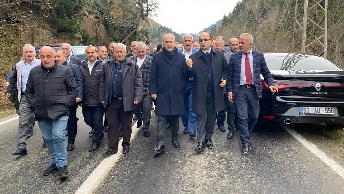 Rize’de AK Partililer’den HES tepkisi: Halka rağmen iş yapılamaz!