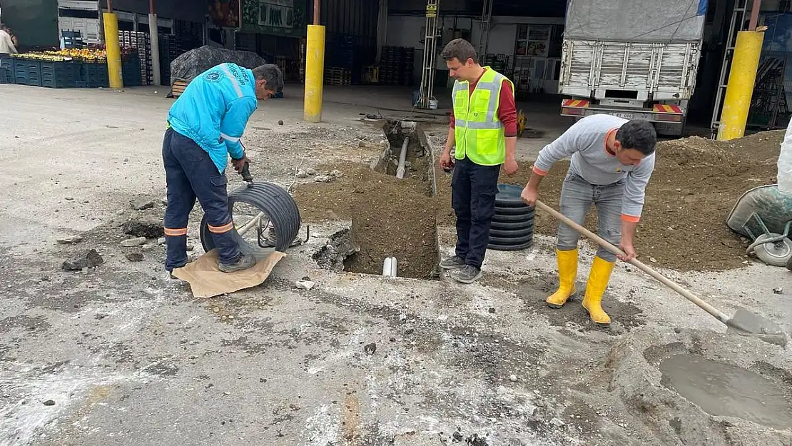 Salihli’de MASKİ’nin  çalışmaları devam ediyor