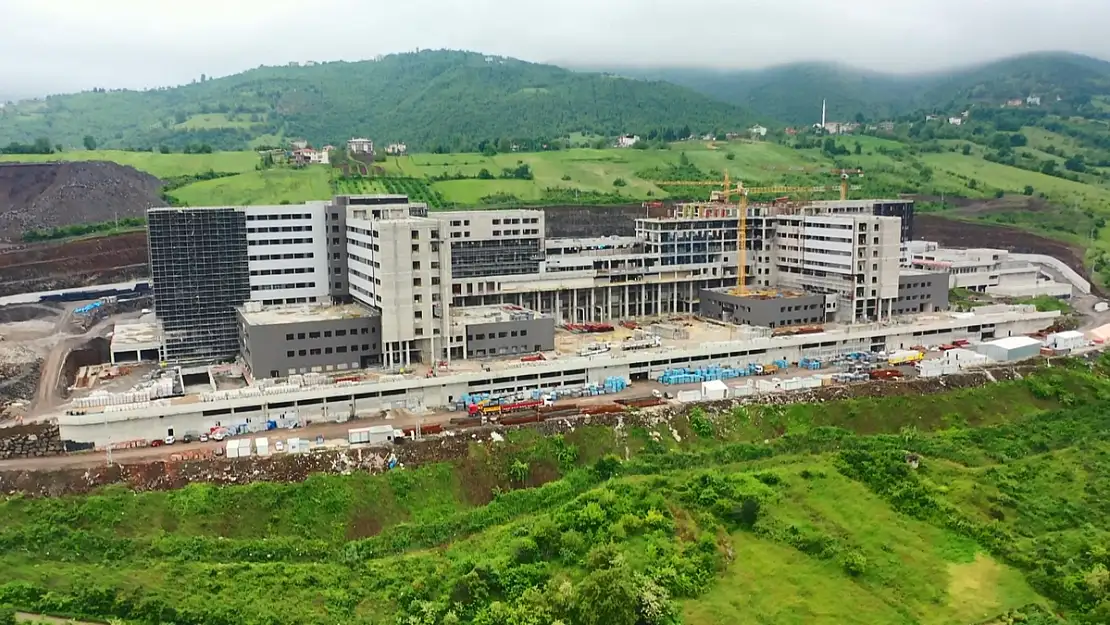 Samsun Şehir Hastanesi’nin yüzde 60’ı tamamlandı