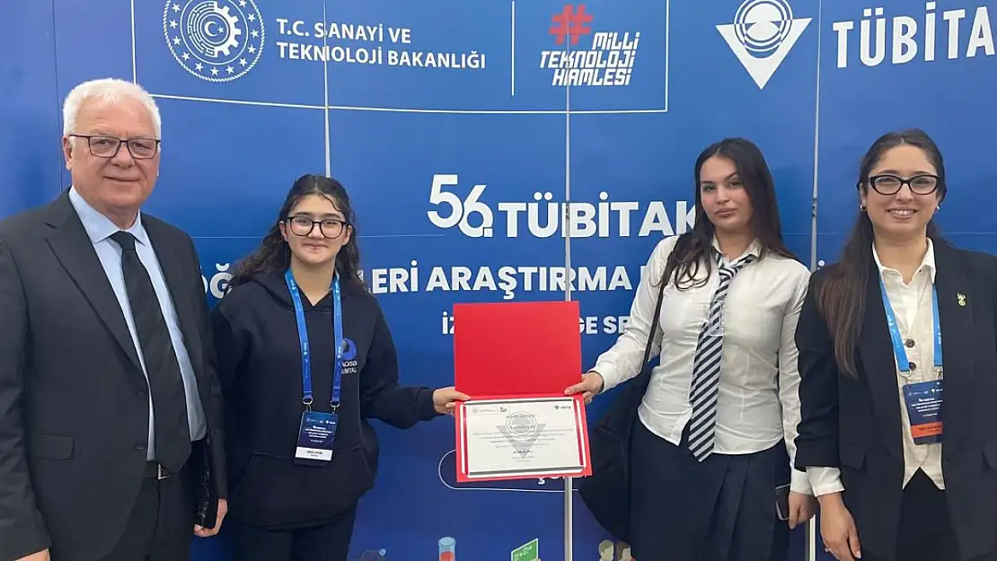 Sanayicilerin desteğiyle büyük başarı: Öğrenciler TÜBİTAK finallerinde